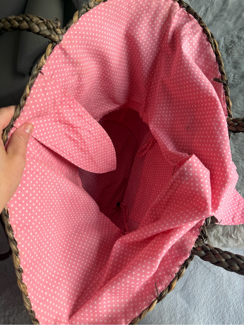 J.Crew straw bag. - Picture 3 of 10
